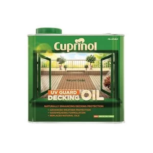 Image of Cuprinol UV Guard Decking Oil Walnut 2.5 litre