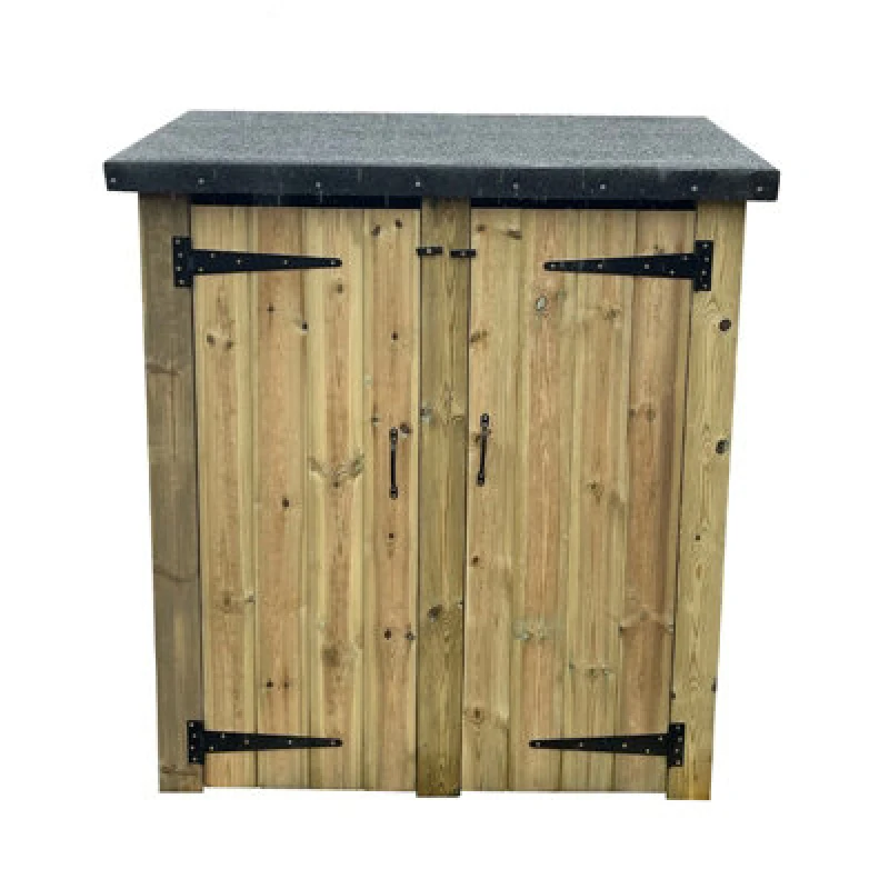 Image of Churnet Valley Garden Furniture Ltd Double Tool Store - Timber - L60 X W120 X H152cm - Minimal Assembly Required