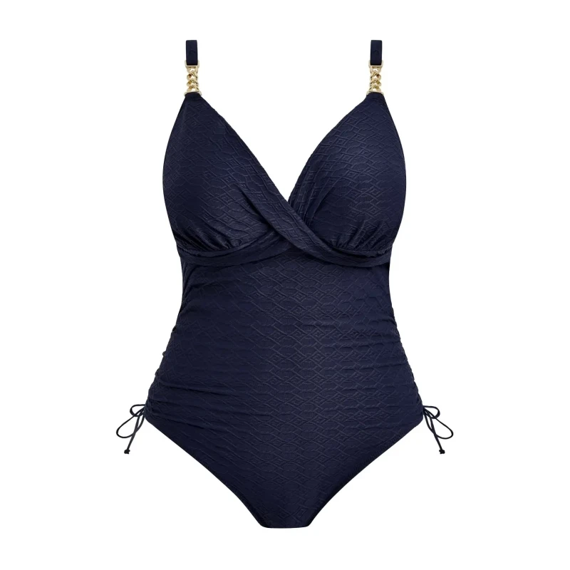 Image of Fantasie FANTASIE AZORES PLUNGE SWIMSUIT Midnight - Fantasie - Size: 34F Midnight Female 34F XY62410