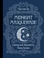 image of tales from the midnight masquerade coloring book