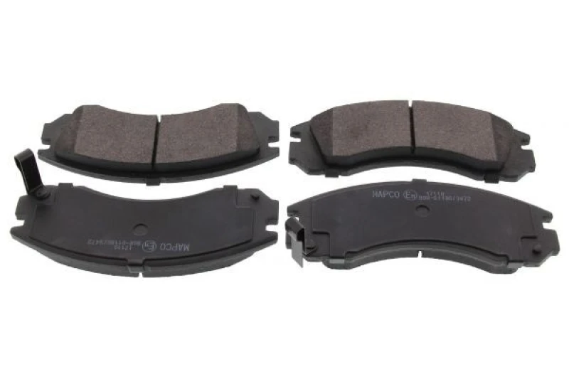 Image of MAPCO 6783 Brake pad set Front Axle, with acoustic wear warning, with anti-squeak plate Brake Pad Set,disc brake (402)