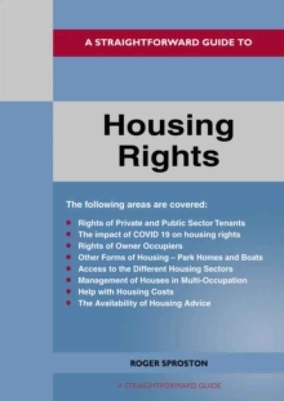 Image of A Straightforward Guide To Housing Rights : Revised Edition - 2022 Paperback / softback