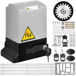 Image of 600KG Automatic Sliding Gate Opener Kit Door Electric 2 Keys With 4m Racks 220V