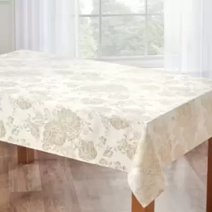 Image of Emma Barclay Grace Natural Oblong Tablecloth 50x70"