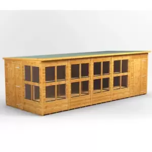 Image of 20x8 Power Pent Potting Shed Combi Building including 4ft Side Store