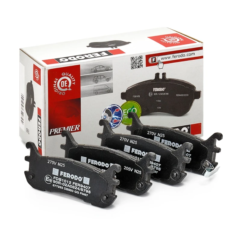 Image of FERODO Brake pad set FERODO FDB1012