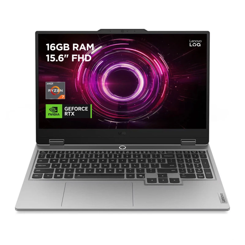 Image of Lenovo LOQ 15ARP10E AMD Ryzen 7 7735HS Laptop 39.6cm (15.6") Full HD 16GB DDR5-SDRAM 1TB SSD NVIDIA GeForce RTX 4050 WiFi 6 (802.11ax) Win