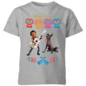 image of Coco Miguel Logo Kids T-Shirt - Grey - 11-12 Years