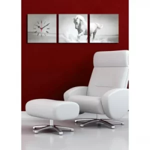 Image of 3P2828CS-20 Multicolor Decorative Canvas Wall Clock (3 Pieces)