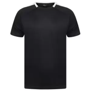 Image of Finden and Hales Unisex Team T-Shirt (L) (Navy/White)