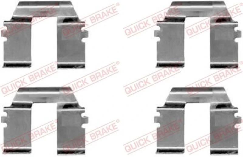 Image of QUICK BRAKE Brake pad fitting kit QUICK BRAKE 109-1232
