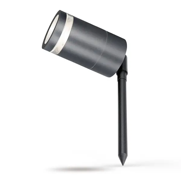Image of 4lite Marinus GU10 Outdoor Garden Spike Light - Anthracite (Single)