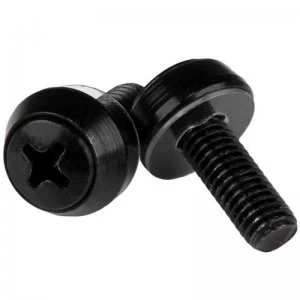 Image of M6 x 12mm Mounting Screws 50 Pack Black