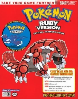 Image of Pokemon Ruby and Sapphire Official Trainers Guide by Phillip Marcus Paperback