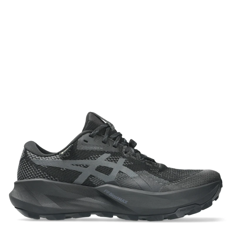 Image of Asics ASICS Trabuco 14 GTX Womens Trail Running Shoes Black/Grey female 4 (37)