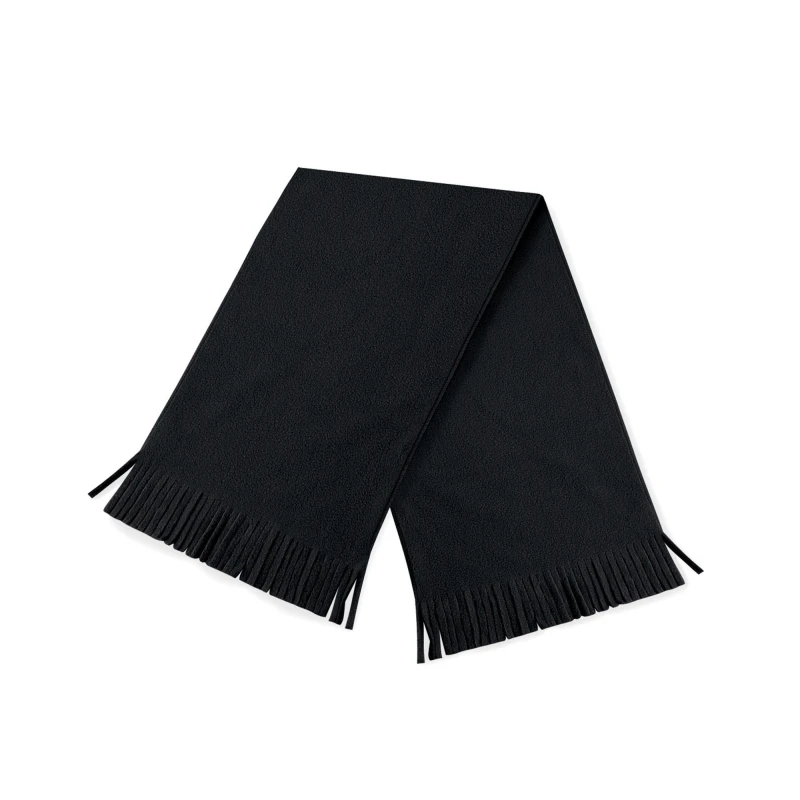 Image of Beechfield Beechfield Men Dolomite Suprafleece Scarf in Black One Size Male 5063527288622