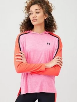 Image of Urban Armor Gear Tech Twist Graphic Hoodie - Pink/White, Pink/Red, Size Xxl, Women
