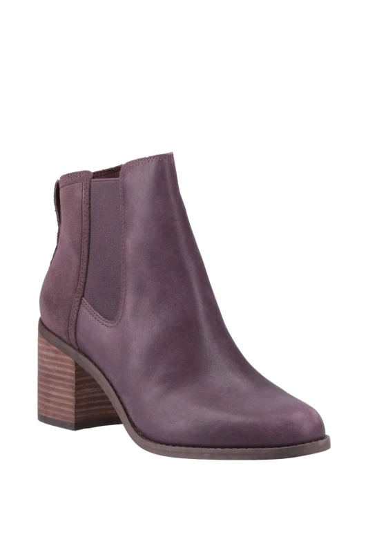Image of TOMS Evelyn Chelsea Boot - Blackberry, Purple, Size 5, Women Purple W4VO5 Female 5