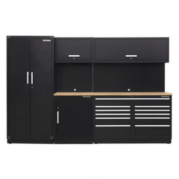 Image of Modular Storage System Combo - Oak Worktop