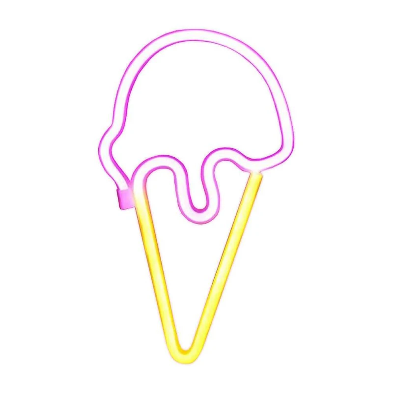 Image of Litely Litely Ice Cream Neon LED light - White White One Size