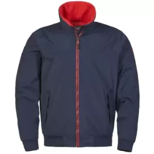 image of Musto Mens Snug Blouson Jacket 2.0 Navy/Red Small