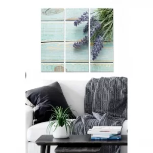 Image of MDF13373 Multicolor Decorative MDF Painting (3 Pieces)