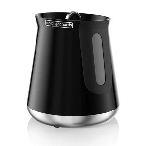 image of Morphy Richards Aspects Large Round Storage Canister - Black