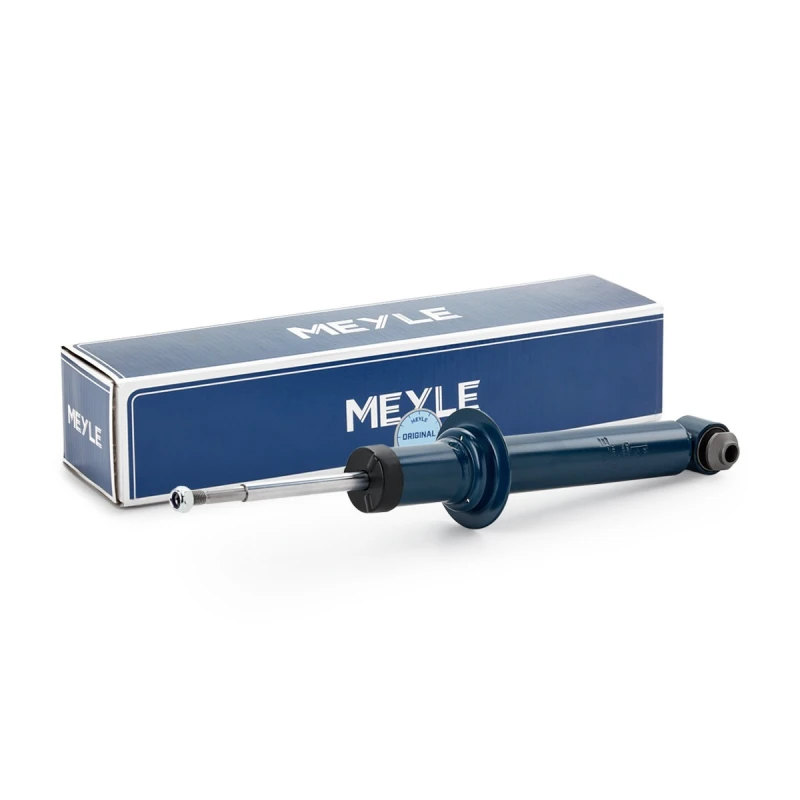 Image of MEYLE 326 725 0024 Shock absorber Rear Axle, Gas Pressure, Twin-Tube, Original Quality, Spring-bearing Damper, Bottom eye Shock Absorber (854)