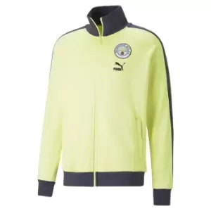 image of Puma Manchester City T7 Jacket Mens - Yellow