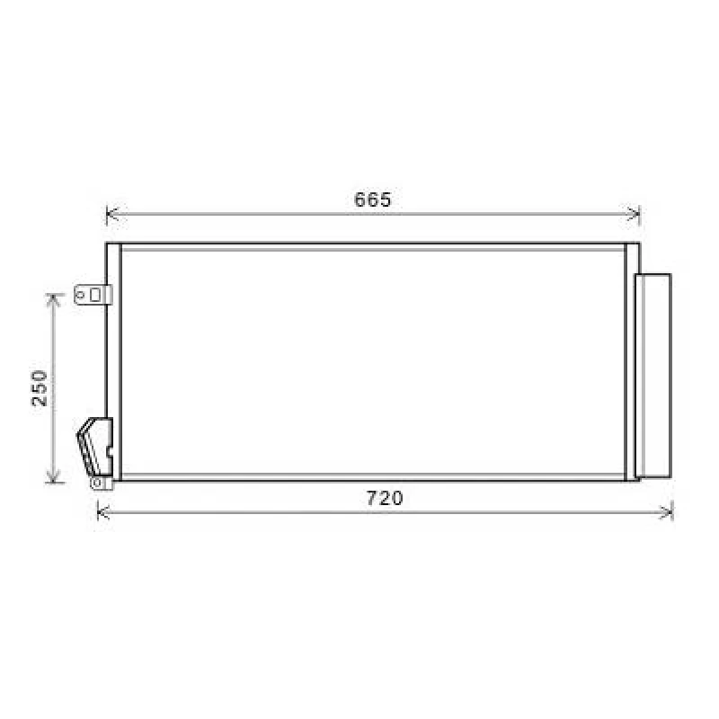Image of Air conditioning condenser DIEDERICHS DCC1634
