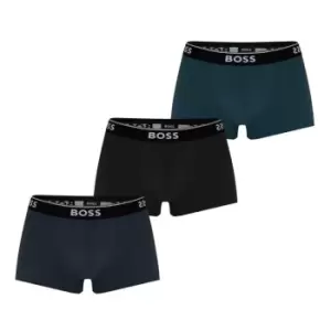 Image of Boss Bodywear 3 Pack Power Boxer Shorts - Green