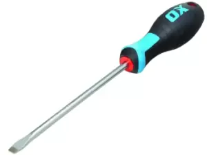 Image of OX Tools OX-P362220 Pro Slotted Flared Screwdriver 200mm x 10mm