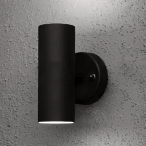 Image of Konstsmide Modena Outdoor Up & Down Wall Light - Black