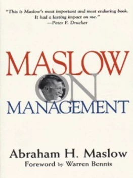 Image of Maslow on Management by Abraham H. Maslow Hardback