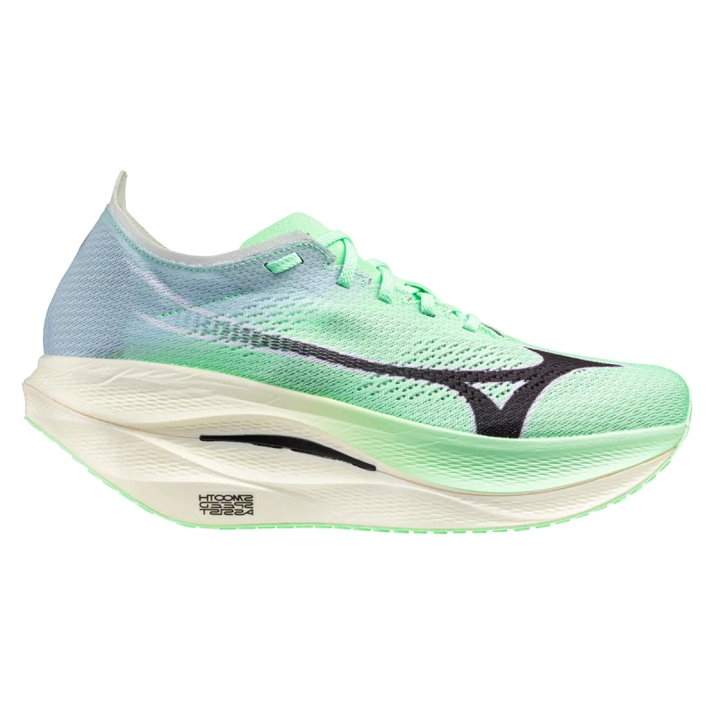 Image of Mizuno Mizuno Wave Rebellion Pro 3 Unisex Neo Mint/black/hint of Mint - Green / Standard / 7