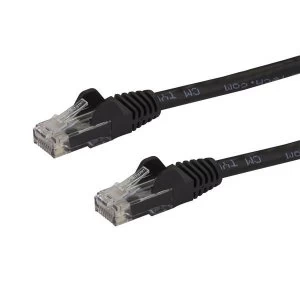 image of Startech 6ft Patch Cable Black Snagless Cat6