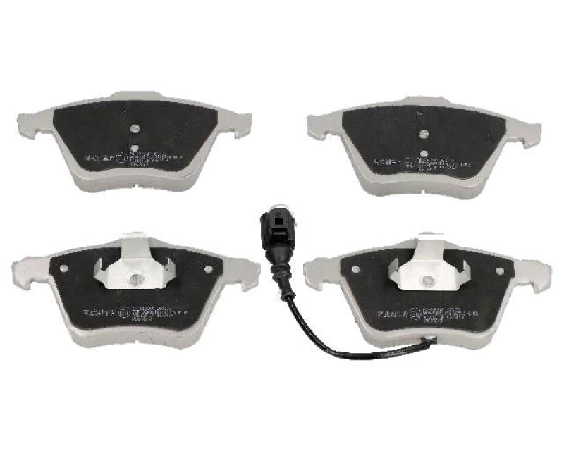 Image of ASHIKA 50-00-0909 Brake pad set Front Axle, incl. wear warning contact Brake Pad Set,disc brake (402)