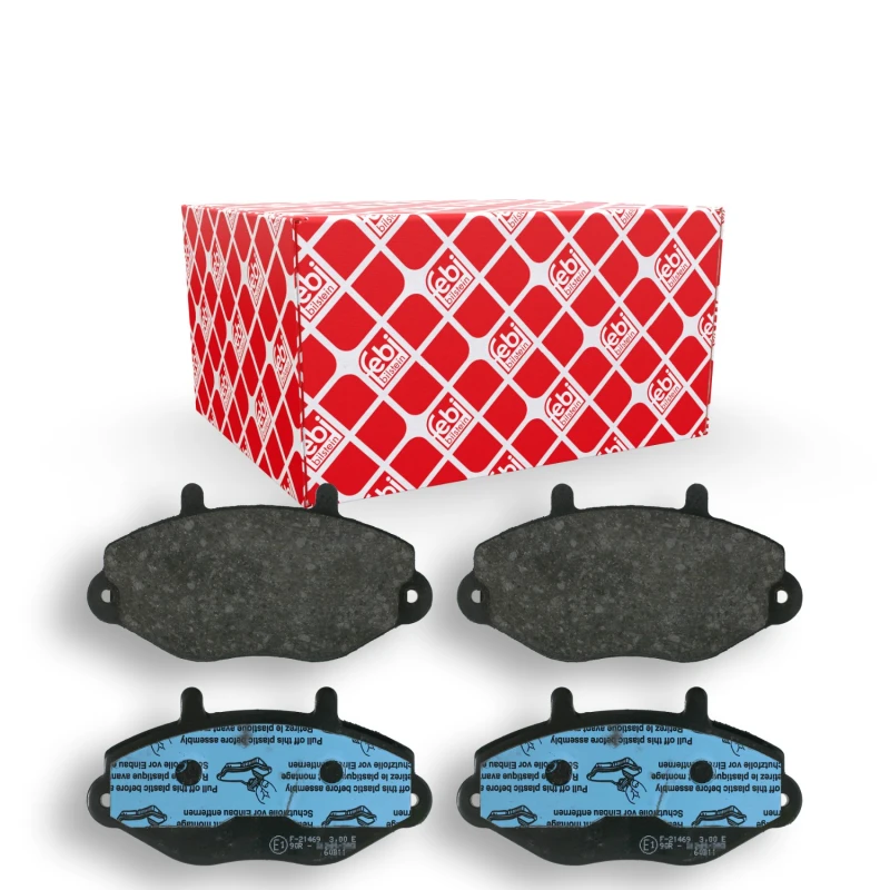 Image of FEBI BILSTEIN 16036 Brake pad set Front Axle, excl. wear warning contact Brake Pad Set,disc brake (402)