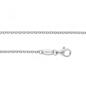 Image of Angel Whisperer Silver 60cm Pea Chain Necklace ERN-60-E