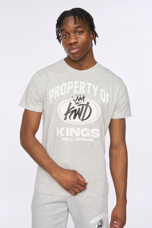 Image of Kings Will Dream Prop T-Shirt Grey male M