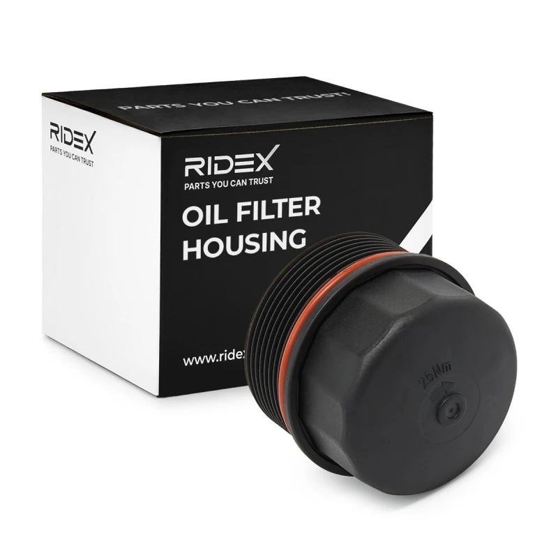 Image of RIDEX Oil filter housing RIDEX 590H0075