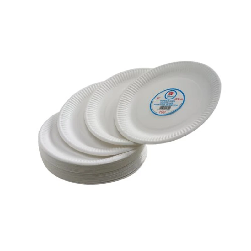 Image of Paper Plate 7" White (100 Pack) 0511040