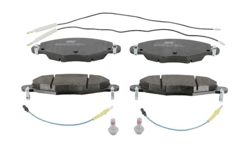 Image of JURID 573029J Brake pad set incl. wear warning contact, without accessories Brake Pad Set,disc brake (402)