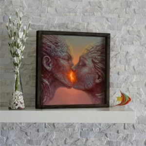 Image of KZM480 Multicolor Decorative Framed MDF Painting