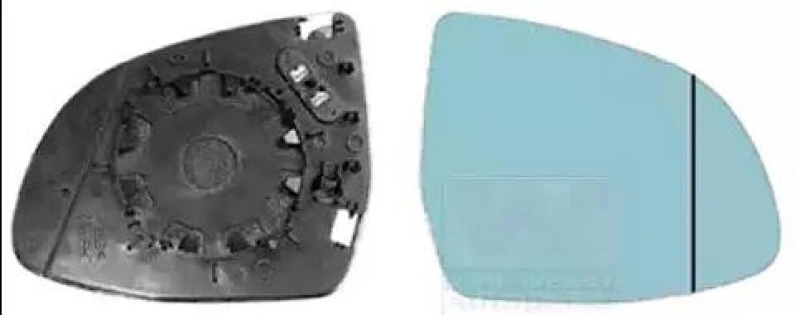 Image of VAN WEZEL 0690838 Wing Mirror Glass * HAGUS * Right Mirror Glass,outside mirror (1914)