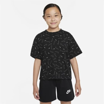 Image of Nike T-Shirt Girls - Black