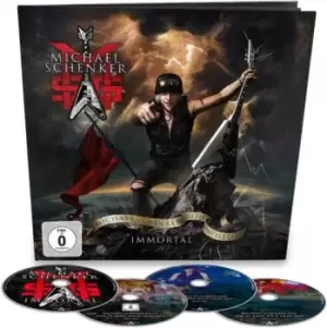 image of Michael Schenker Group Immortal: Deluxe Earbook [3CD/Bluray] - Sealed 2021 German 3-disc CD/DVD Set NB5162-4