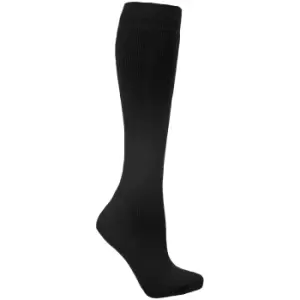 image of Trespass Kids Unisex Tubular Luxury Ski Tube Socks (12 Youth/3 UK) (Black)