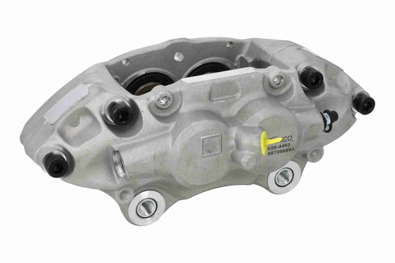 Image of VAICO V20-4493 Brake caliper Green Mobility Parts Front Axle Left Aluminium Brake Caliper (78)