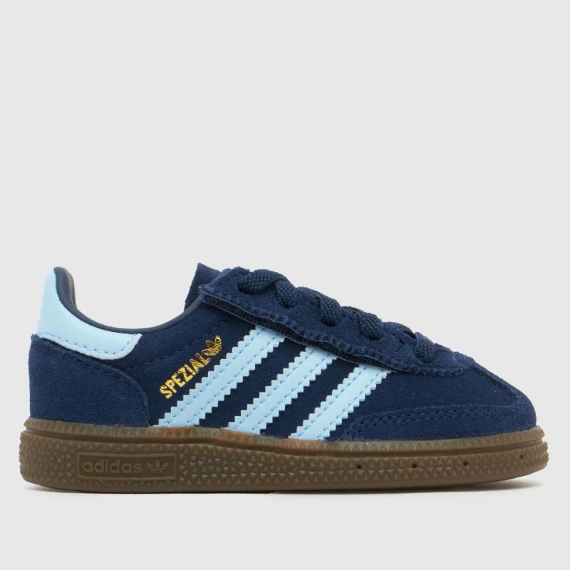 Image of adidas Originals Handball Spezial Shoes Infants Navy/Blue unisex C9 (26.5)